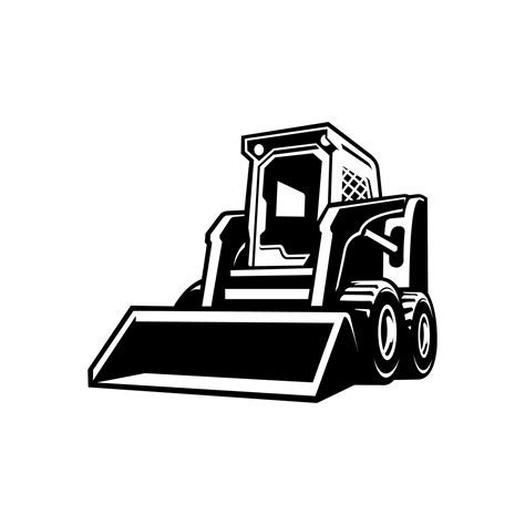 pictures skid steer|black and white skid steer.